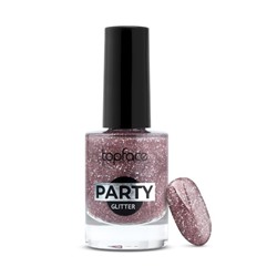 Topface Лак для ногтей " Party Glitter Nail" тон 109, розовый- PT106 (9мл)