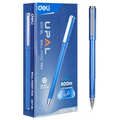 Ручка шариковая Upal EQ57-BL синяя 0.7мм (1658019) Deli