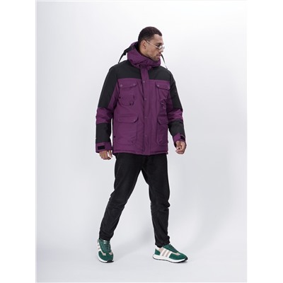 Горнолыжная куртка MTFORCE мужская фиолетового цвета 2302F
