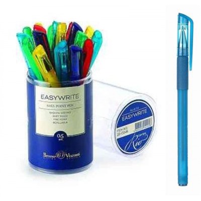 Ручка шариковая EasyWrite.RIO синяя 0.5мм (5 цветов корпуса) 20-0046 Bruno Visconti