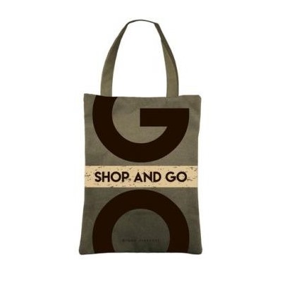 Сумка-шоппер с карманом 35х47 см ХАКИ "SHOP GO" 16-002-03/02 Bruno Visconti {Китай}