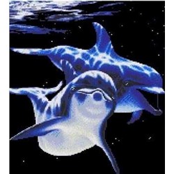Набор для вышивания «NITEX»  0008 Дельфины