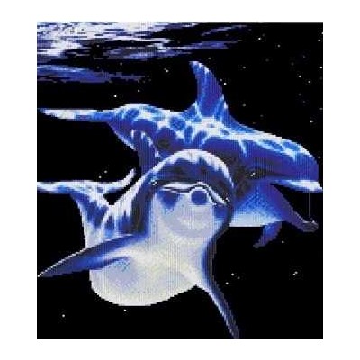 Набор для вышивания «NITEX»  0008 Дельфины