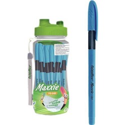 Ручка шариковая масляная "Maxxie" синяя 0.5 мм, корпус синий FO-GELB035BB BLUE Flexoffice