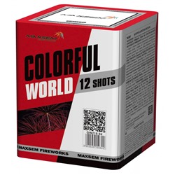Салют COLORFULL WORLD RED 12 залпов 0.8 калибр GW218-94 Maxsem