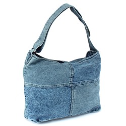 Сумка женская текстиль JN-76-8167,  1отд,  плечевой ремень,  голубой джинс 260091