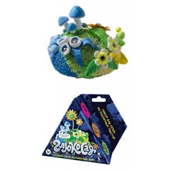 Игрушка из пластичных масс: легкий пластилин "Глюкосад" малый синий набор C084Y Фабрика игрушек