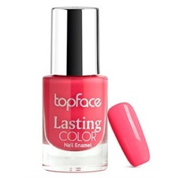 Topface Лак для ногтей Lasting color тон 87, насыщенный розовый - PT104 (9мл)