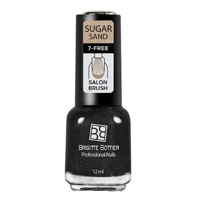 Brigitte Bottier Лак SUGAR SAND тон 301 искрящийся графит