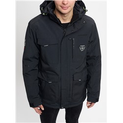 Молодежная зимняя куртка мужская хаки цвета 2159Ch