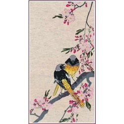 Набор для вышивания «Овен»  1238 Горихвостики на вишневой ветке