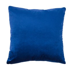 Подушка декоративная "Синяя" 40*40, бархат-полиэфир