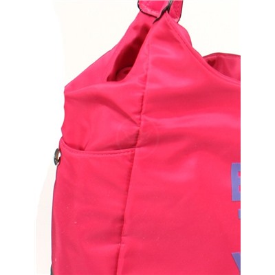 Сумка женская текстиль BoBo-6656,  1 отдел,  розовый 260722