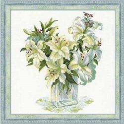 Набор для вышивания «Риолис» («Сотвори Сама»)  1169 "Белые лилии"