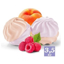 Зефир со вкусом Персика и Малины 3,5кг/КФ Нева Товар продается упаковкой.