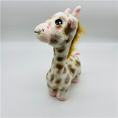 Мягкая игрушка Жирафик с веточкой 50 см