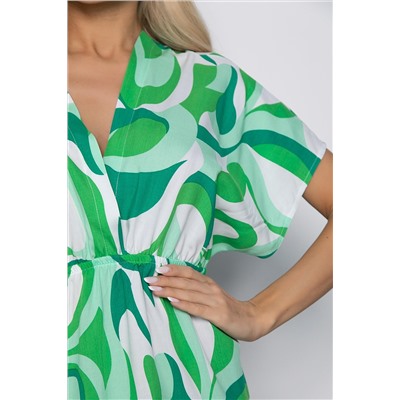 Платье Лана (зеленое) П10516