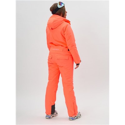 Горнолыжный комбинезон женский MTFORCE оранжевого цвета 22002O