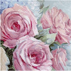 Набор для вышивания LETISTITCH  928 - Бледно-розовые розы