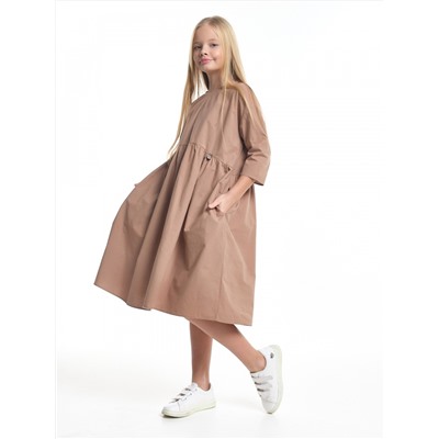 Платье для девочки (128-146см) UD 8061-1(3) коричневый