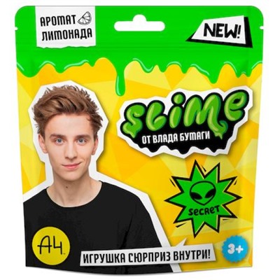 Игрушка для детей ТМ «Slime» зеленый 80 г. Влад А4 SLM056 Фабрика игрушек