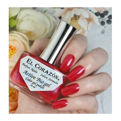 El Corazon 423/2038 active Bio-gel Shimmer красно-малиновый