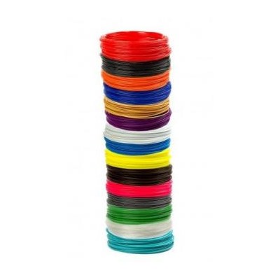 Набор PLA 15 пластика для ручки 3D (15 цветов х 10 метров) ZM465 Zoomi {Россия}