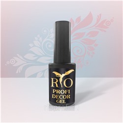 Rio Рrofi Decor Gel Густой гель с липким слоем для крупных украшений в бутылке, 7 г