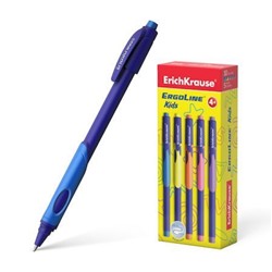 Ручка шариковая ErgoLine Kids, Ultra Glide Technology синяя 0.7мм 56060 Erich Krause