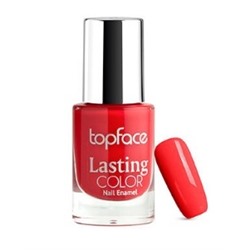 Topface Лак для ногтей Lasting color тон 89, насыщенный красный - PT104 (9мл)