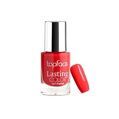 Topface Лак для ногтей Lasting color тон 89, насыщенный красный - PT104 (9мл)