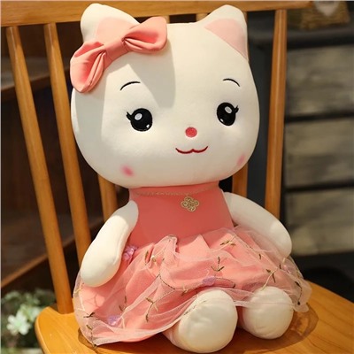 Мягкая игрушка Кошка в платье 20 см