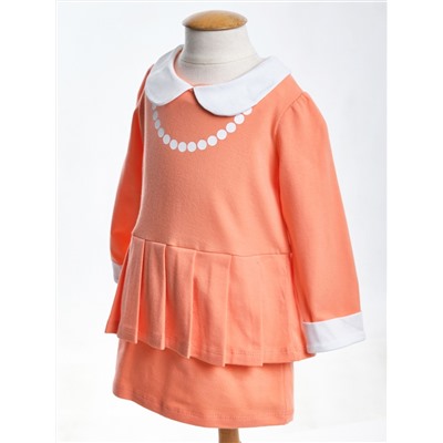 Платье (80-92см) UD 0477-2(1) персиковый