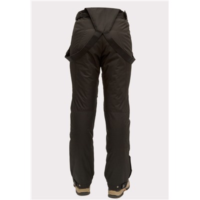 Женские зимние горнолыжные брюки черного цвета 905Ch