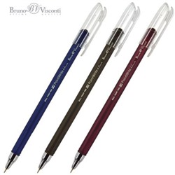 Ручка шариковая 0.38 мм "PointWrite Original" синяя (3 цвета корпуса) 20-0210 Bruno Visconti
