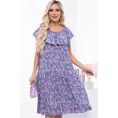 Платье "Элинор" (фиолет) П8974