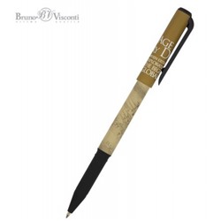 Ручка шариковая масляная 0.7мм "PrimeWrite.Эпоха открытий. Америка" синяя 20-0293/02 Bruno Visconti
