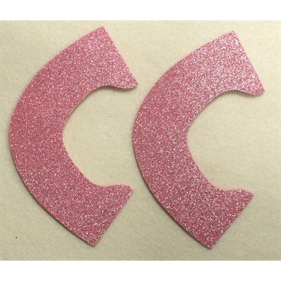 Набор для создания кукольных туфелек ТМ Сама сшила (верхняя часть) , цвет розовая карамель глиттер