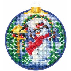 Вышивка крестом Andriana (Сделай своими руками)  Н-25 Новогодние шары. Снеговик