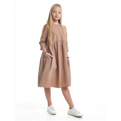 Платье для девочки (128-146см) UD 8061-1(3) коричневый