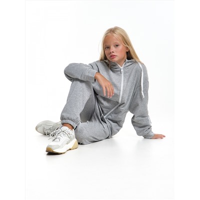 Спортивный костюм для девочки (152-164см) UD 8003-3(4) серый меланж