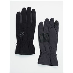Горнолыжные перчатки мужские темно-серого цвета 607TC