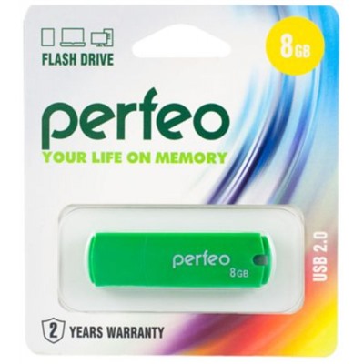 USB-флеш-накопитель PERFEO  8GB C05 Green