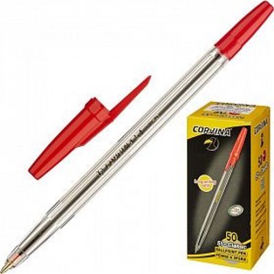 Ручка шариковая "Corvina 51" красная 1.0мм 40163/03 Universal