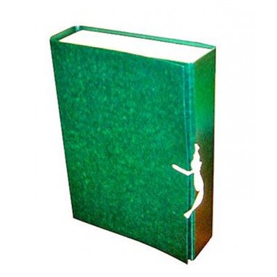 Короб архивный бумвинил  70мм с завязками собранный зеленый Па3 Гранит