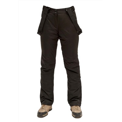 Женские зимние горнолыжные брюки черного цвета 905Ch