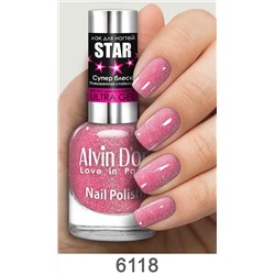Alvin D`or Лак для ногтей STAR Супер блеск тон 6118  15мл