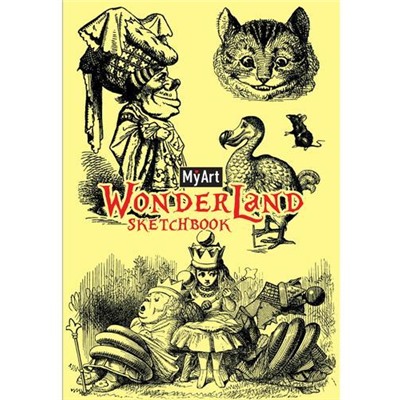 Скетчбук MyArt. Wonderland sketchbook. В стране чудес, (Проф-Пресс, 2022), 7Б, c.128