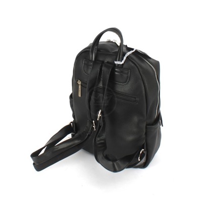 Рюкзак жен искусственная кожа DJ-6953-3-BLAK,  1отд,  2внут+4внеш/карм,  черный 253994