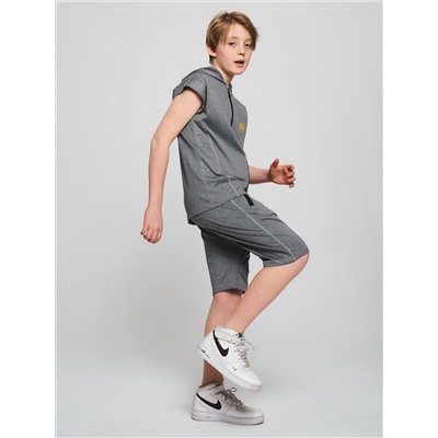 Спортивный костюм летний для мальчика светло-серого цвета 701SS